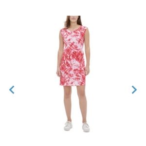 Calvin klein tye dye print dress